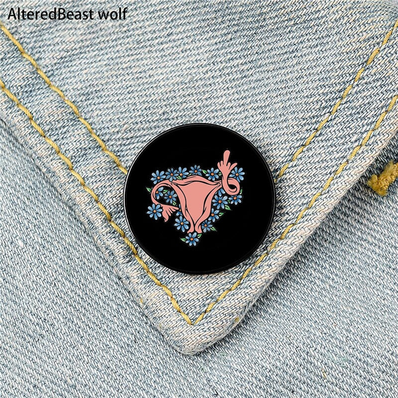 Middle Finger Uterus Pin