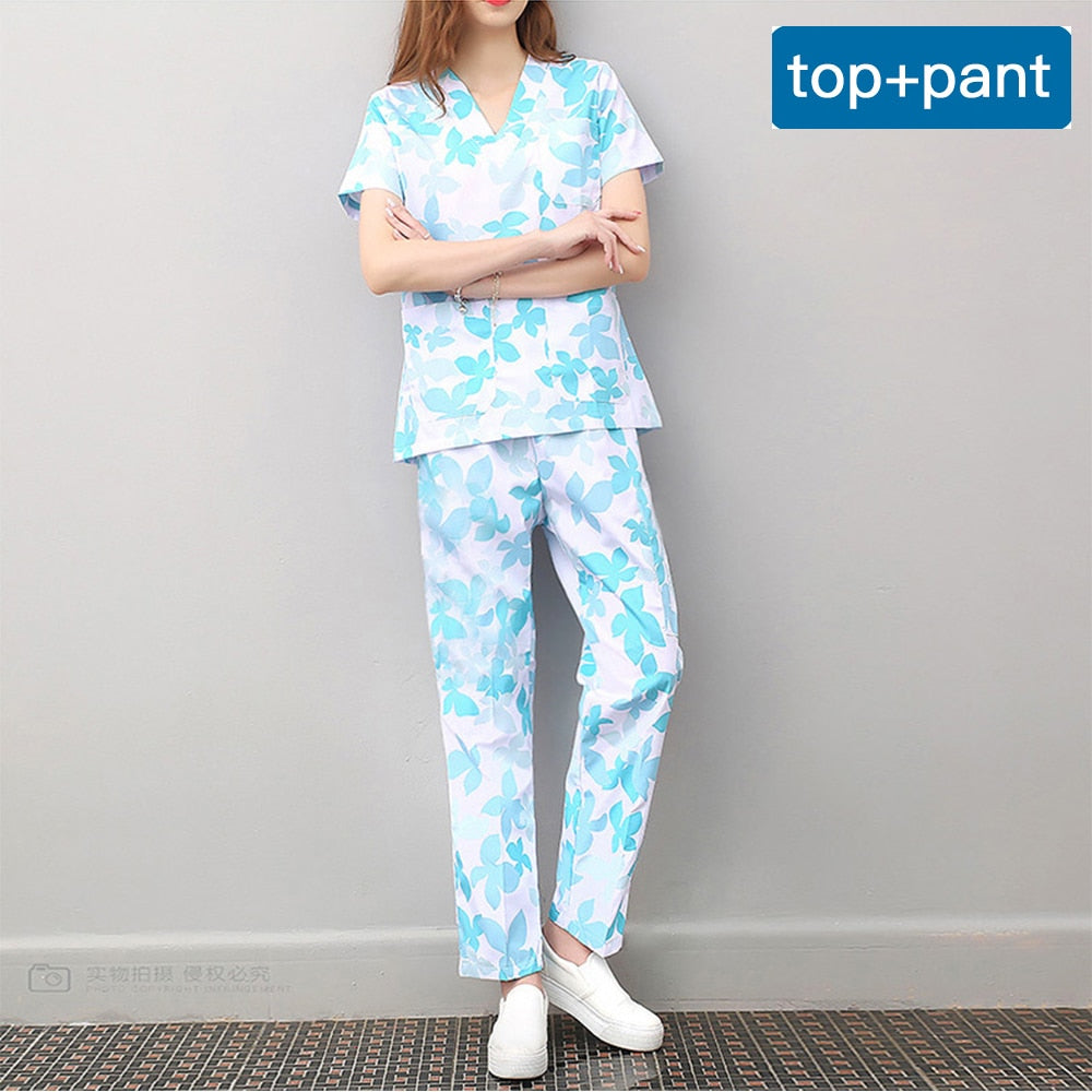 Arched Scrub Set w/ Straight leg (W)