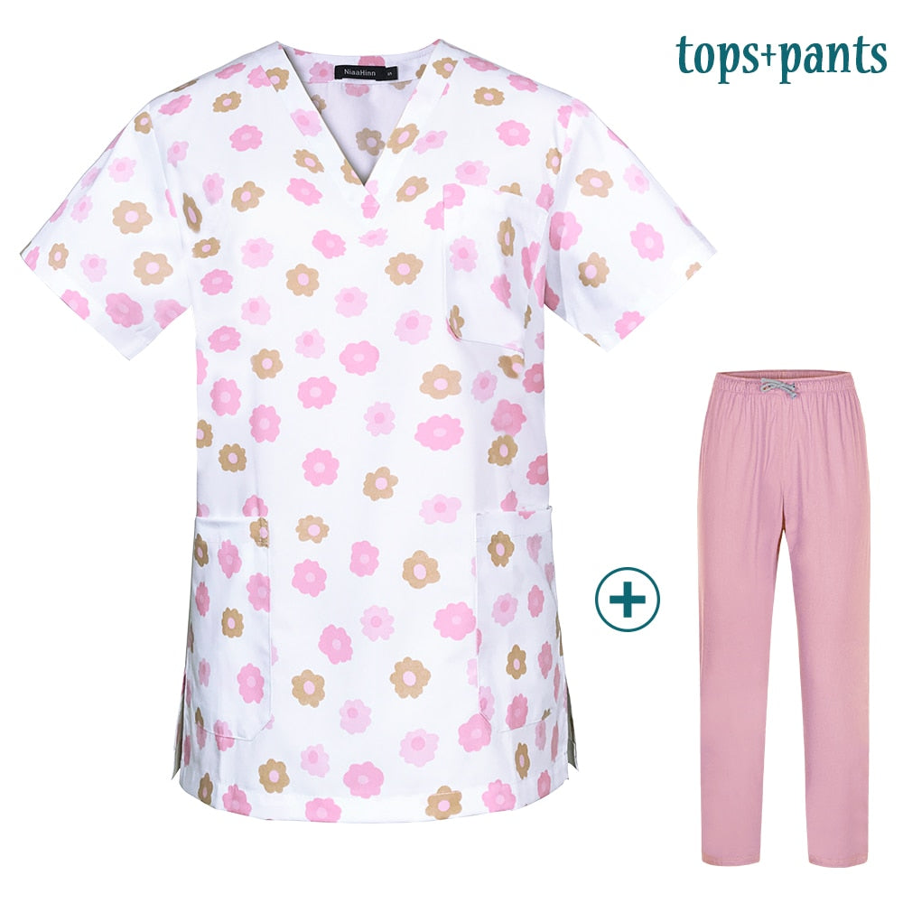 Arched Scrub Set w/ Straight leg (W)