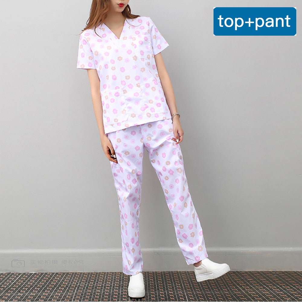 Arched Scrub Set w/ Straight leg (W)