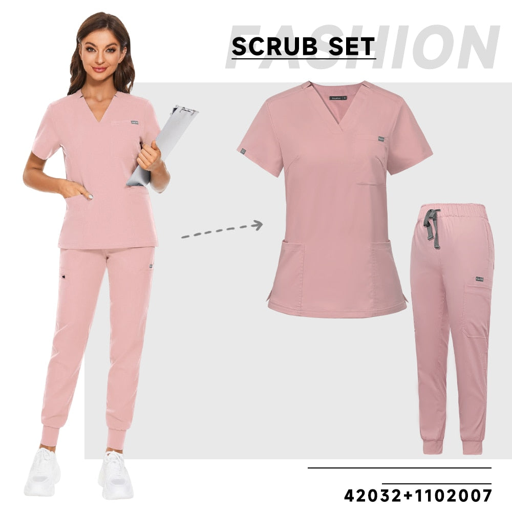 Arched Scrub Set w/ Joggers (W)