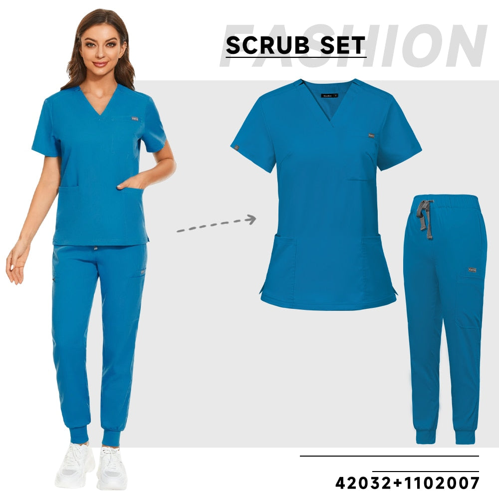 Arched Scrub Set w/ Joggers (W)