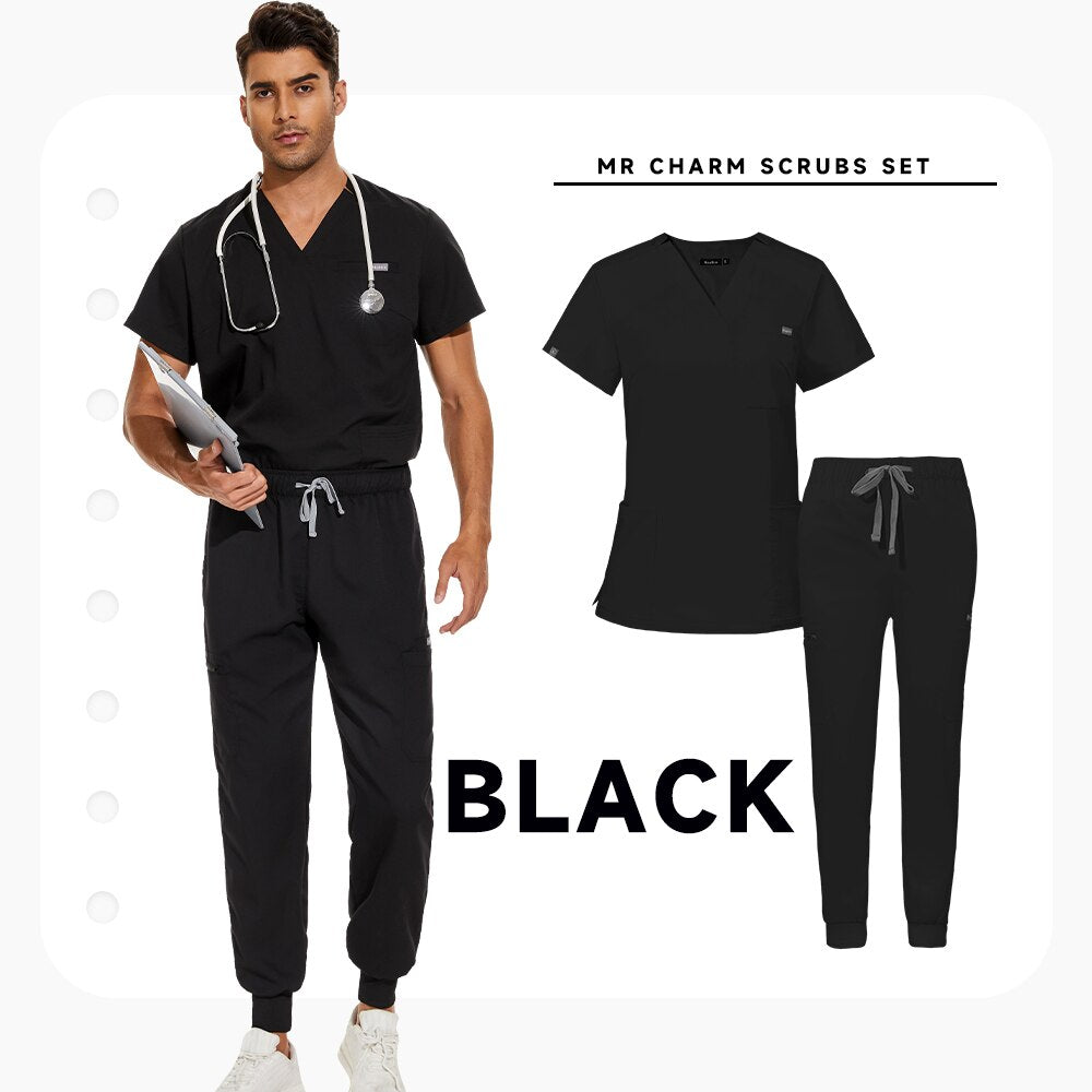 Arched Scrub Set w/ Joggers (M)